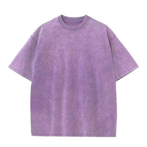 Camisetas de Hombre Personalizadas, Estilo Vintage, Tejidas, 100% Algodón, Lavado Ácido, Impresión DTG, Diseño Floral, Estilo Urbano, Tallas Grandes - Product Image 3