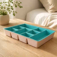 Organisateur de bureau multifonctionnel en feutre, plateau multi-compartiments pour fournitures de bureau, maquillage, bijoux, jouets, maison
