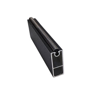 Porte-vêtements mural rectangulaire en alliage d'aluminium, organisateur de vêtements pour armoire, avec barre de support antidérapante - Product Image 2