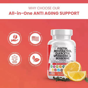 משרד הרווחה אספקת oem/odm פרטי תווית כל-ב-אחד נוגדי חמצון תוספי בריאות נוגדי חמצון קפסולות fisetin - Product Image 5