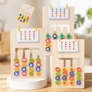 Bloques Deslizantes para Niños y Niñas de 4 a 7 Años, 3 Estilos, Actividades Preescolares, Sensoriales, Autismo, Juego de Rompecabezas de Combinación de Colores, Laberinto, Regalo - Product Image 2