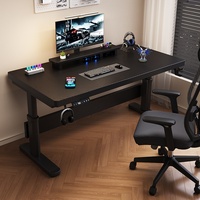 Bureau de style moderne en bois massif réglable en hauteur électrique pour la maison chambre à coucher étude ou établi pour les jeux