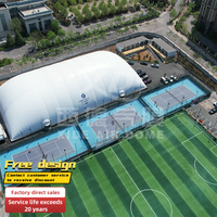 Dômes sportifs gonflables d'extérieur en PVC/PVDF, tentes à membrane gonflable en PVDF, igloos gonflables, piscines à bulles pour le football