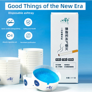 Cendrier jetable portable sans fumée avec gel, vente en gros - Product Image 6