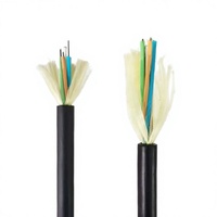Cable Óptico Aéreo ADSS G652D Monomodo de 4-96 Hilos, Autoportante para Exteriores, Fibra Óptica de PVC de 1 km, GJYXFCH Qianluo/OEM