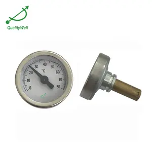 Высокая точность Qualitywell 34 мм Циферблат Размер водонагреватель HVAC термометр