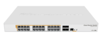 Routeur commutateur géré MikroTik CRS328-24P-4S+RM 4 ports 10G 24 ports Gigabit PoE pour les entreprises et les petits appartements