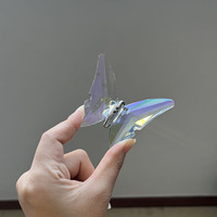 Pendentif en cristal AB en forme de papillon pour lustre MH-12926