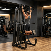 Máquina Comercial de Asistencia para Dominadas y Dip, Entrenador de Dominadas Contrabalanceadas, Equipo de Fitness para Entrenamiento de Fuerza Asistido por Peso
