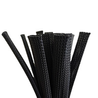 Gaine spirale PET personnalisée extensible pour gestion des câbles, gaine tressée pour câbles de maison et de bureau