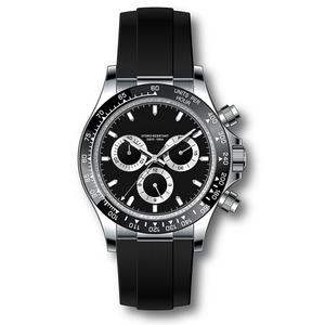 Uomini di modo Cronografo Al Quarzo Impermeabile <span class=keywords><strong>Orologi</strong></span> Business Casual Sport Design Orologio Da Polso per Gli Uomini - Product Image 1
