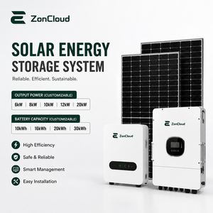 Système <span class=keywords><strong>Solaire</strong></span> Résidentiel à Haute Efficacité, Panneau <span class=keywords><strong>Solaire</strong></span>, Onduleur Hybride Hors Réseau Adapté aux Batteries au Lithium - Product Image 1