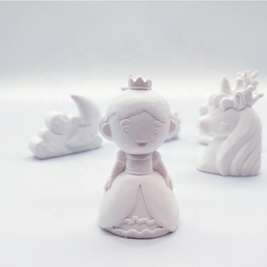 Kits de figurines de plâtre, fée et licorne, bricolage artisanal, coloriage, figurines - Product Image 5