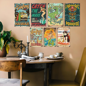 Nhà Sản Xuất Chuyên Nghiệp Tùy Chỉnh Retro Kim Loại Dấu Hiệu Cổ Điển Marvel Siêu Anh Hùng Tin Dấu Hiệu - Product Image 1