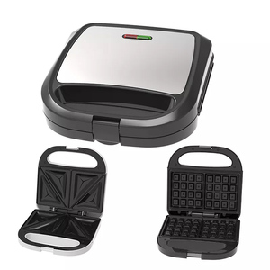 Máquina <span class=keywords><strong>de</strong></span> hacer waffles belgas antiadherente, 2 rebanadas, con luces <span class=keywords><strong>de</strong></span> calefacción estables, sandwichera - Product Image 5