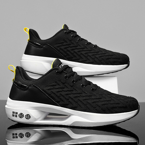 Zapatos Deportivos Casuales para Hombre, Diseño Elegante de Corte Bajo para Caminar y Correr al Aire Libre, Suelas de Goma Duraderas, Cierre con Cordones Transpirables - Product Image 3