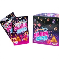 Lage minimale bestelhoeveelheid bulk fruitige chocolade bedekte aardbeien gummy popping candy roze bolvormig |   10g Kinderproefpakket Groothandel