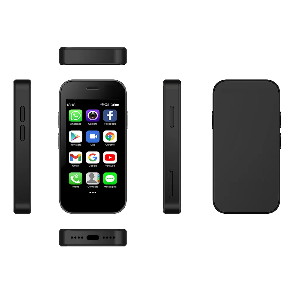 Mini téléphone intelligent 4g sans appareil photo déverrouillé sans GPS Android Palm petit écran téléphone cellulaire Android mobile sans appareil photo