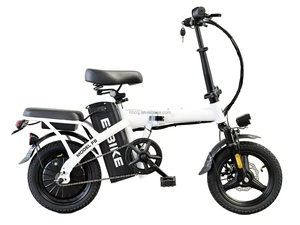 Bicicletta Elettrica Pieghevole da Città da 14 Pollici 400W, E-bike da 6/8/10Ah con Forcella Ammortizzata - Product Image 5