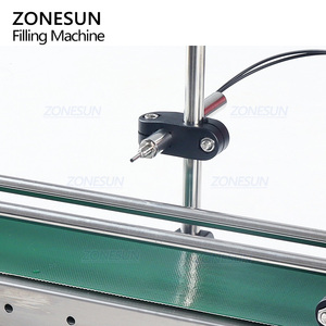 ZONESUN ZS-DPYT1500 <b>Small</b> Scale Digital <b>Plastic</b> <b>Bottle</b> Drink Juice Perfume Essential Oil Liquid Filling Machine With Conveyor - Product Image 4