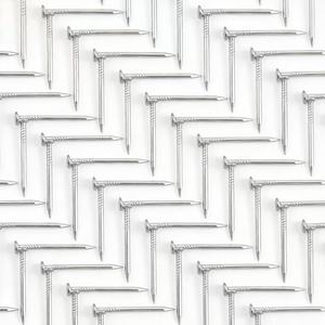 Clous ronds courants en acier inoxydable trempé, tige lisse, zingués, galvanisés, en carton - Product Image 3