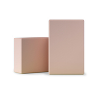 Accessoires de yoga Mousse de soutien Eva sans latex Surface douce et antidérapante Bords biseautés Blocs de yoga pour la stabilité du yoga Pilates