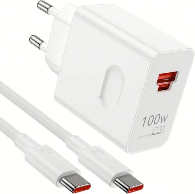 Super Charge Max 88W/100W/66W Type-C Quick Charger for Huawei Supports PD QC3.0 OTP/OVP/OCP Compatible Mate 60/P60 Mobile Phones