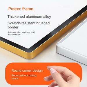 Từ hút hợp kim nhôm khung Áp phích cho quảng cáo KT Board hiển thị A4 treo tường quảng cáo hiển thị hộp Đèn - Product Image 4