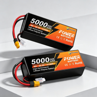 Batterie LiPo Newyenk 11.1V 5000mAh 50C à décharge élevée, rechargeable, 800 cycles, température de fonctionnement -10-60°C, pour voiture RC, avion, FPV