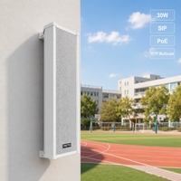 Altavoces de Columna IP Vnetpa de 30W para Sistemas de PA en Estacionamientos, Altavoz VOIP