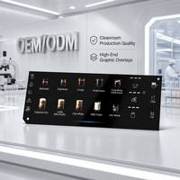 Claviers à membrane étanches personnalisés OEM avec impression UV au dos, graphiques HMI découpés au laser et autocollants de surface pour usage domestique OEM