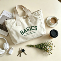 Grand sac fourre-tout en toile pour femme avec logo personnalisé, longue poignée, en coton épais, réutilisable, pour publicité extérieure