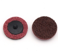 Jeu de 35 disques abrasifs 2 pouces disques de conditionnement de surface à changement rapide avec support de tige de 1/4 pouces pour la préparation de surface