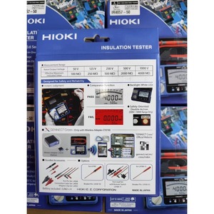 Kit de testeur d'isolation numérique Hioki IR4057-50 avec adaptateur sans fil 1PC IR4057-50 Hioki IR4057-50 KIT Testeur d'isolation numérique - Product Image 5