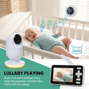 KT436T Dual Band 2.4G 5G <b>WiFi</b> Baby Monitor 4 Inch IPS Screen 720P HD Wireless Video Baby <b>Camera</b> with AI Motion Detection App - Product Image 5