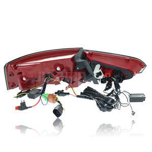 Luci LED a Scaglie di Drago JUSHUN per <span class=keywords><strong>Audi</strong></span> A5/A5L 2008-2016, Nuovo Colore <span class=keywords><strong>OLED</strong></span> Blu, 12V, Opzioni Rosso o Nero - Product Image 4