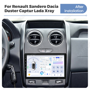 MEKEDE X40 8+128G Autoradio Multimediale Android con UIS7865 DSP RDS AM WIFI per Renault <span class=keywords><strong>Sandero</strong></span> <span class=keywords><strong>Dacia</strong></span> Duster Captur Lada Xray - Product Image 2