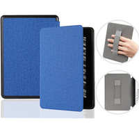 Kindle paperwhite 2018 e-reader kain PU kulit case cover, kindle paperwhite4 case cover