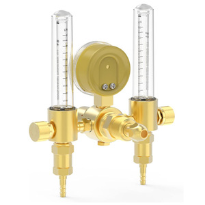 Régulateur de pression d'argon à double sortie avec débitmètre 0-15 Psi pour soudage TIG MIG - Product Image 2