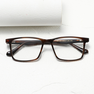 Monturas de gafas rectangulares de borde completo, color sólido, anti-UV, para adultos, unisex, corrección de la visión - Product Image 5