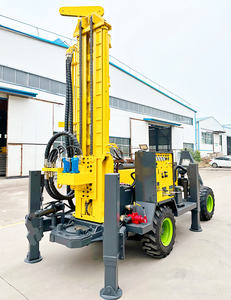 Tragbarer Diesel Kleiner pneumatischer Wasser brunnen Max.200m Bohrloch bohrmaschine Tiefbrunnen-Drehbohr gerät - Product Image 2