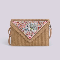 Porte-monnaie perlé style bohème, sac tendance brodé de perles citron, sac en perles de riz cousu à la machine, personnalisable, vente en gros