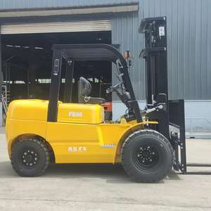 Chariot élévateur diesel FD50 100% NEUF 5 tonnes avec mât à <span class=keywords><strong>3</strong></span> sections et roues avant doubles - Product Image 5