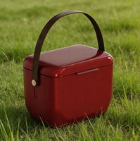Glacière portable personnalisée multicolore réutilisable de style moderne avec poignée, pour bouteilles de vin et canettes de bière, mini-glacière 6L de haute qualité