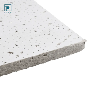 El techo suspendido acústico moderno <span class=keywords><strong>2x2</strong></span> teja el tablero de fibra mineral para el edificio y la construcción de oficinas - Product Image 1