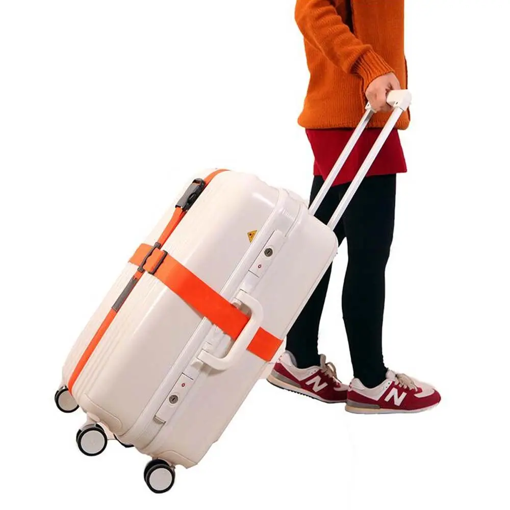 Tsa Lock benutzer definierte elastische personal isierte Gepäck gurt für unterwegs