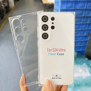 Funda negra para teléfono móvil de TPU suave transparente de 1,5mm de espesor para Samsung Galaxy A55 A35 S23 S24 Plus Ultra A15 A05 <span class=keywords><strong>M33</strong></span> - Product Image 1