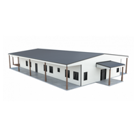Bâtiment en métaux lourds personnalisé kits de grange à poteau préfabriqué entrepôt de ferme atelier de self-stockage soudage
