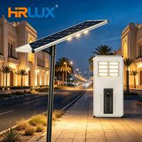 Fabricante Profesional de Lámparas Solares Todo en Uno de 40W 60W 80W, IP66 200LM/W, Lámpara de Calle Industrial de Alta Potencia