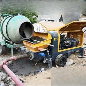 مضخة خرسانة ديزل للبيع، مضخة خرسانة صغيرة متحركة مثبتة على شاحنة بسعر مناسب - Product Image 3